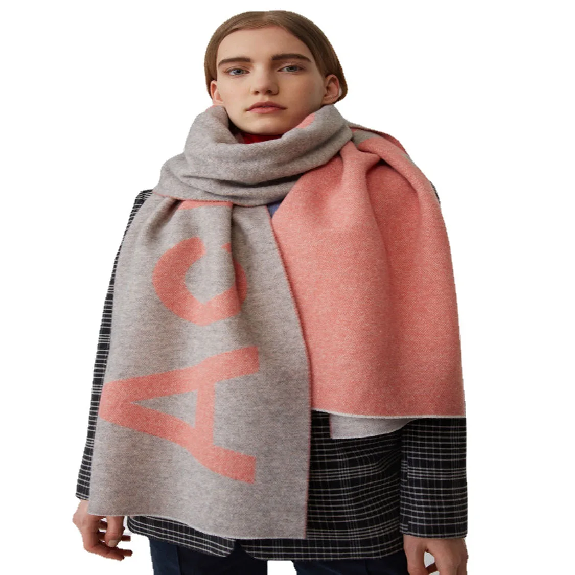 Women Cashmere Scarf Winter Soft AC Pashmina Shawls Blankets Ladies Girls Warm Scarves