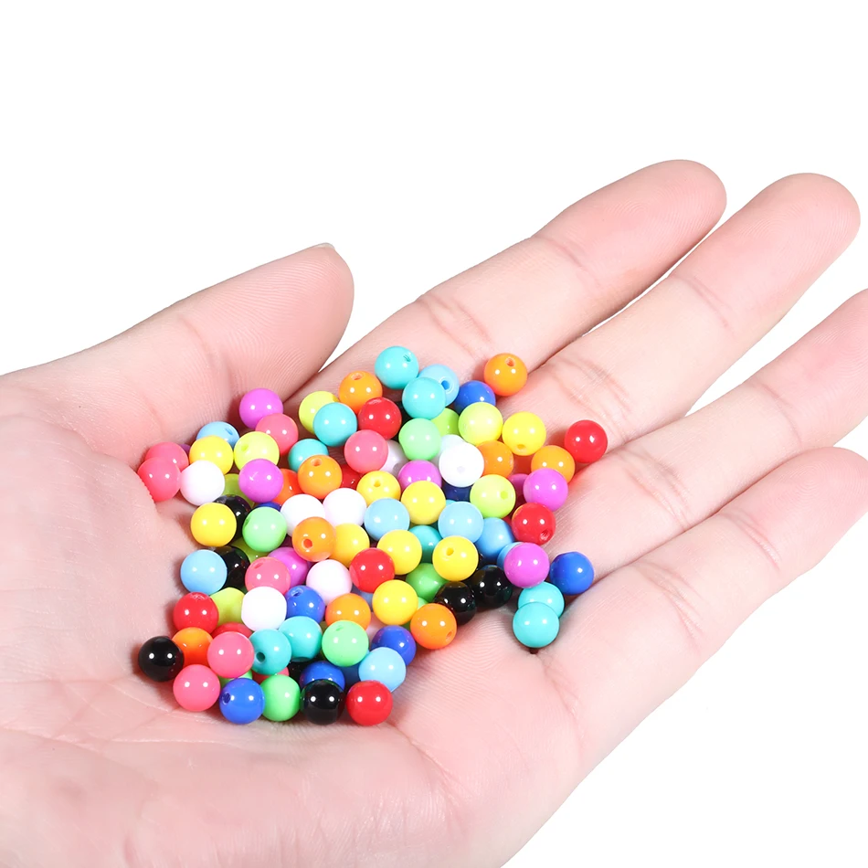 120 unids/set bolas de perforación cuentas de repuesto acrílicas 3mm 5mm 6mm Piercing para lengua barra para pezón ceja Piercing bola joyería del