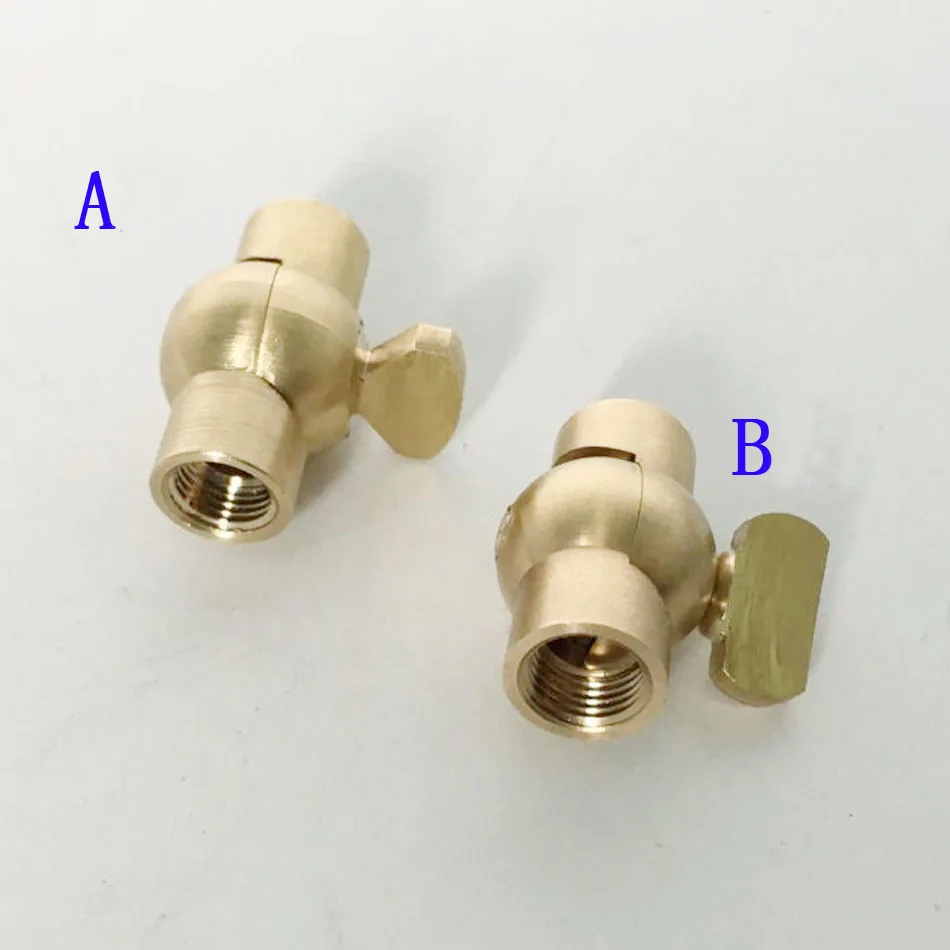 2pcs/lot All Brass Universal Joint, Universal connection head