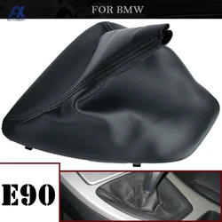 Manual Gear shift Knob Gaiter Gear Stick Shifter Lever Head Handle Collar Gaitor Boot Cover Case For BMW E90 E91 E92 E93 8037308