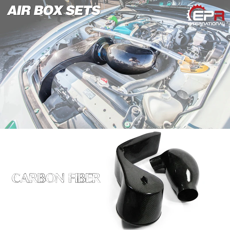 Car-styling For Honda S2000 AP1 Carbon Fiber J's Racing Air Tunnel & Air Box Fibre Air Intake