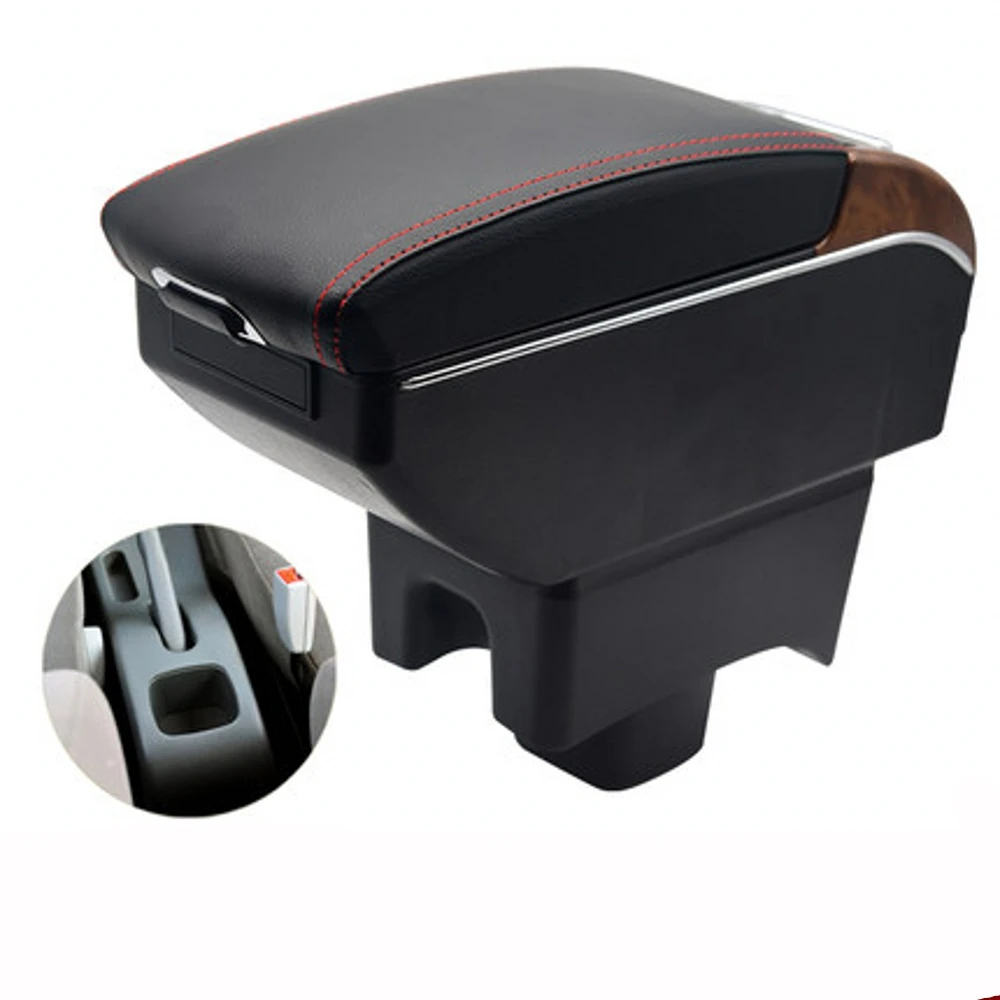 

For LiFan 320 330 Armrest Box Retrofit Parts Center Console Special Storage Space Car Elbow Rest with USB Cup Holder