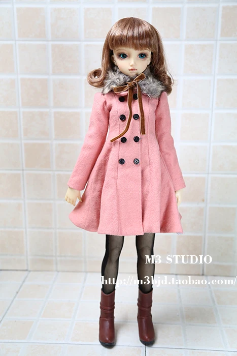 1/4 1/3 BJD Doll Woolen Coat for BJD/SD MSD SD13 Girl Clothes not include doll and other accessories  E2680