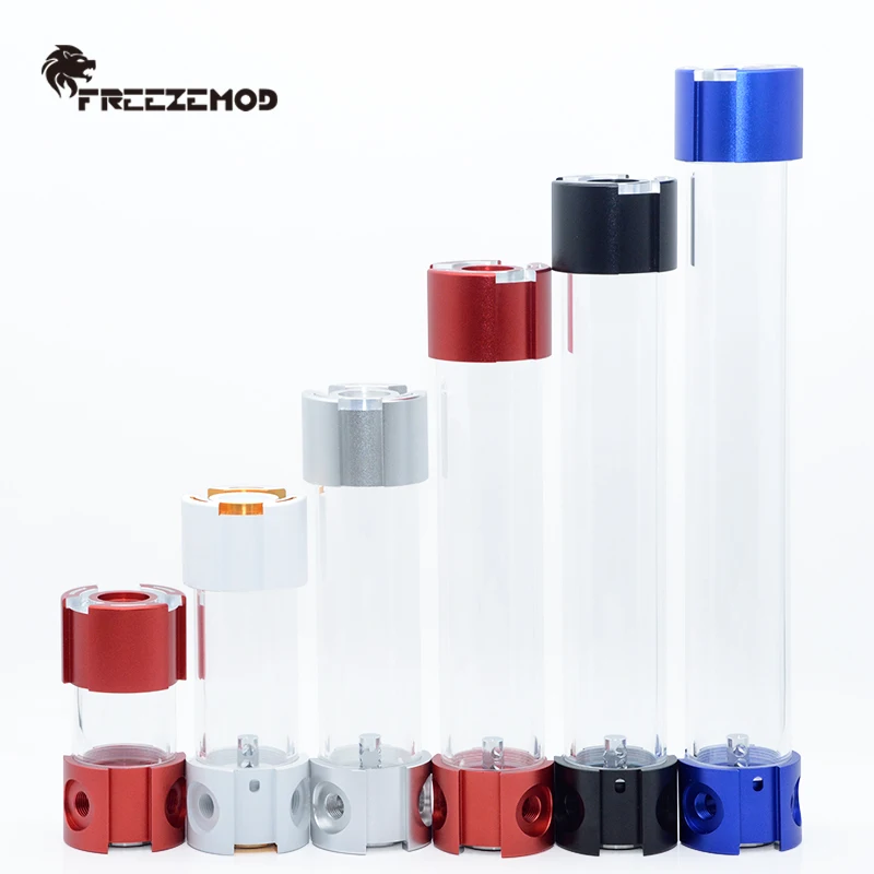 FREEZEMOD computer water cooling water tank 2020 metal cylindrical built-in bubble exhauster. YSX-5DC