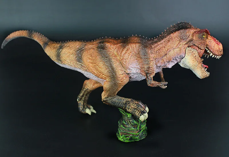 real life dinosaur model plastic Tyrannosaurus model gift about 35x9x15cm xf2766