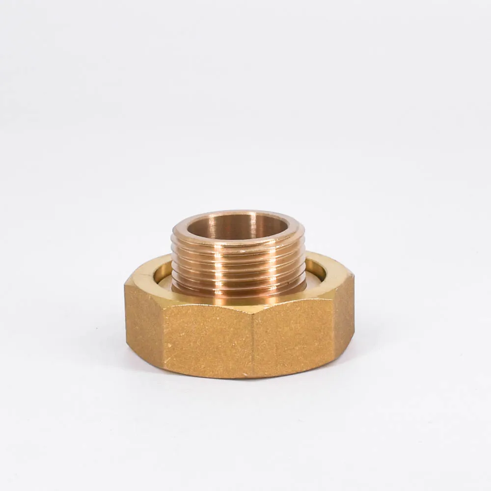 

1-1/2" BSP Female To 1" BSP Male Short Scoket Union Brass Union Pipe Fitting Water Gas Oil For Water Meter