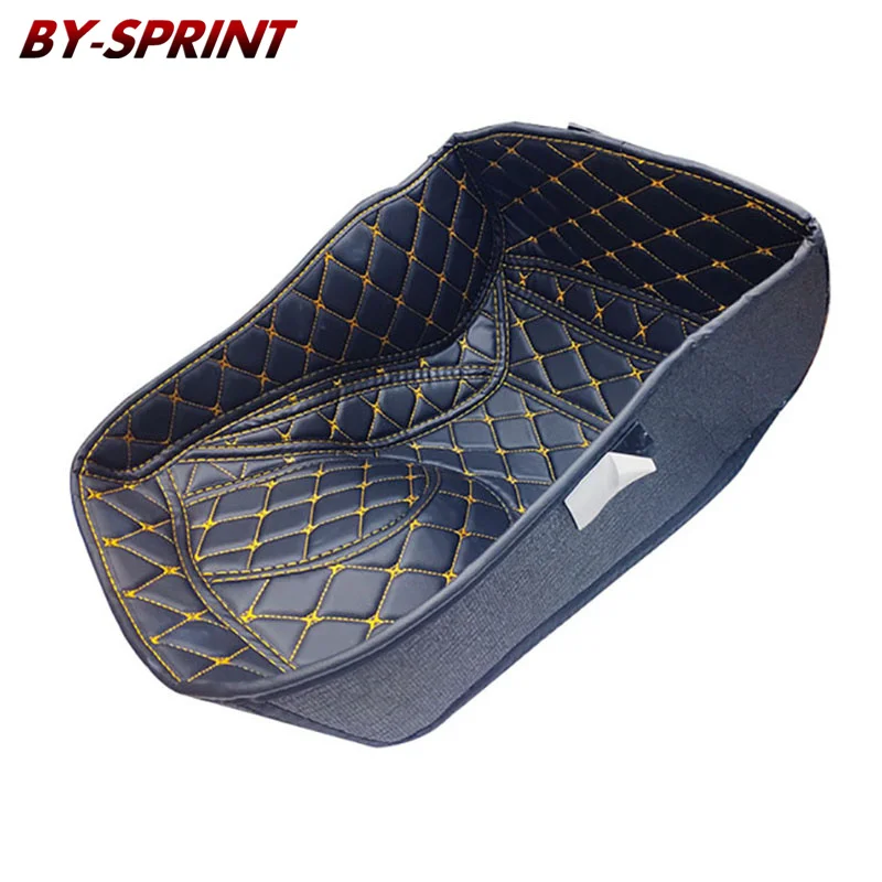 Motorcycle PU Leather Storage Box Protector For Yamaha TMAX 530 TMAX530 tmax530 2012-2016 Rear Trunk Cargo Liner Protector Pad