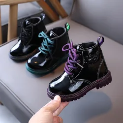 2026 New Winter Children Boots for Girls Boys Shoes PU Leather Baby Boots Fashion Toddler Kids Shoes Warm Winter Snow Boots