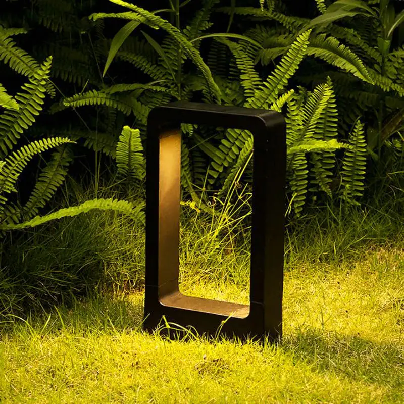 Luz LED para paisajes, decoración impermeable para exteriores, patio, camino, Villa, jardín, bolardo, lámparas de césped