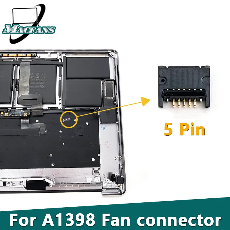 NEW A1398 A1502 Fan Cable FPC CONNECTOR 5pin For Macbook Pro Retina 13