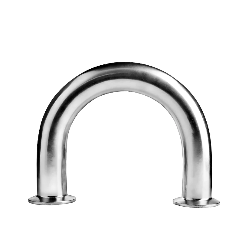 

19mm 3/4" Pipe OD 1.5" Tri Clamp U Shaped Return 180 Degree Bend SUS 304 Stainless Sanitary Fitting Spliter Homebrew