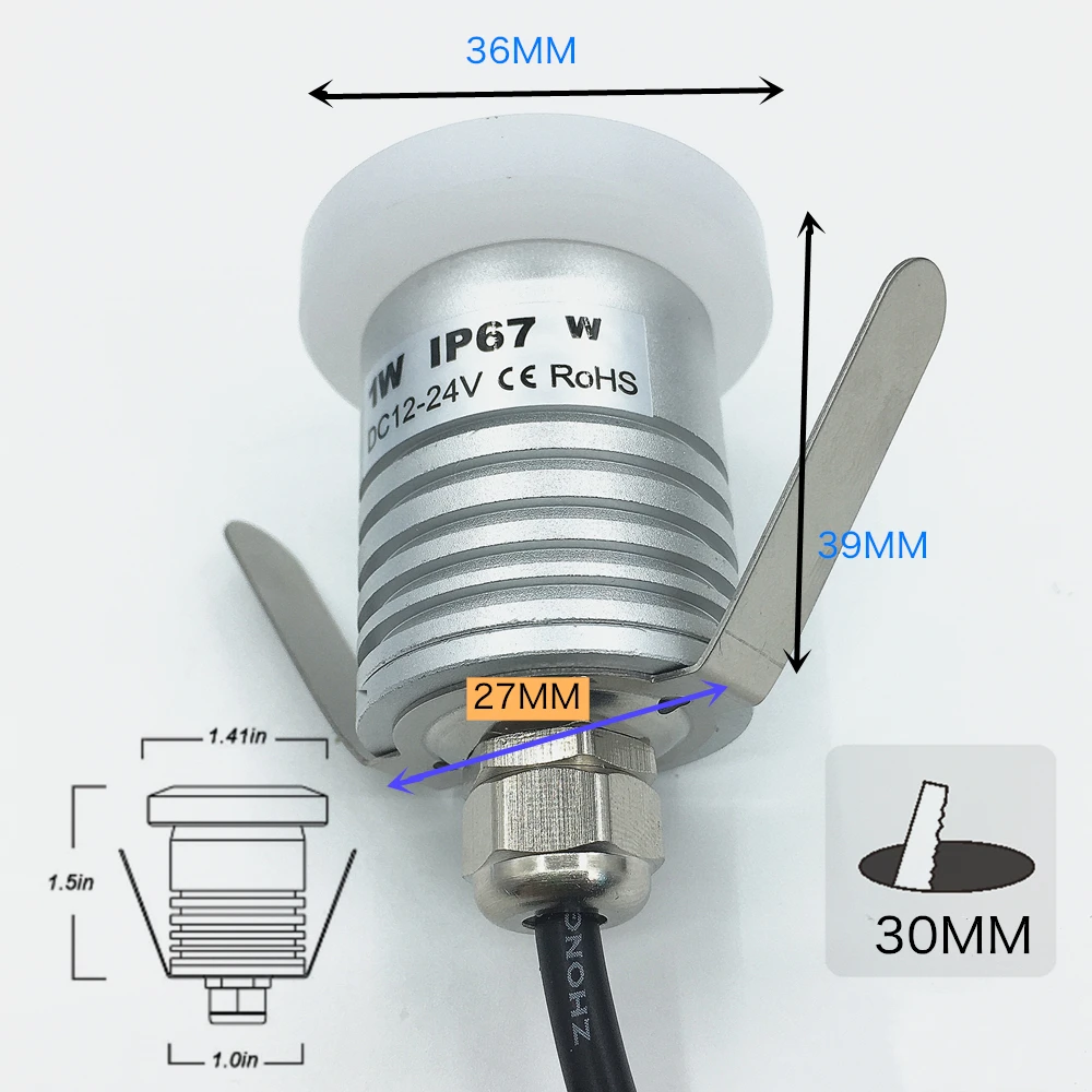 Imagem -04 - Luminária Led de Parede à Prova Dágua Ip67 Iluminação Macia de Alumínio Iluminação para Varanda Jardim Corredor Arandela Interna 12v24v