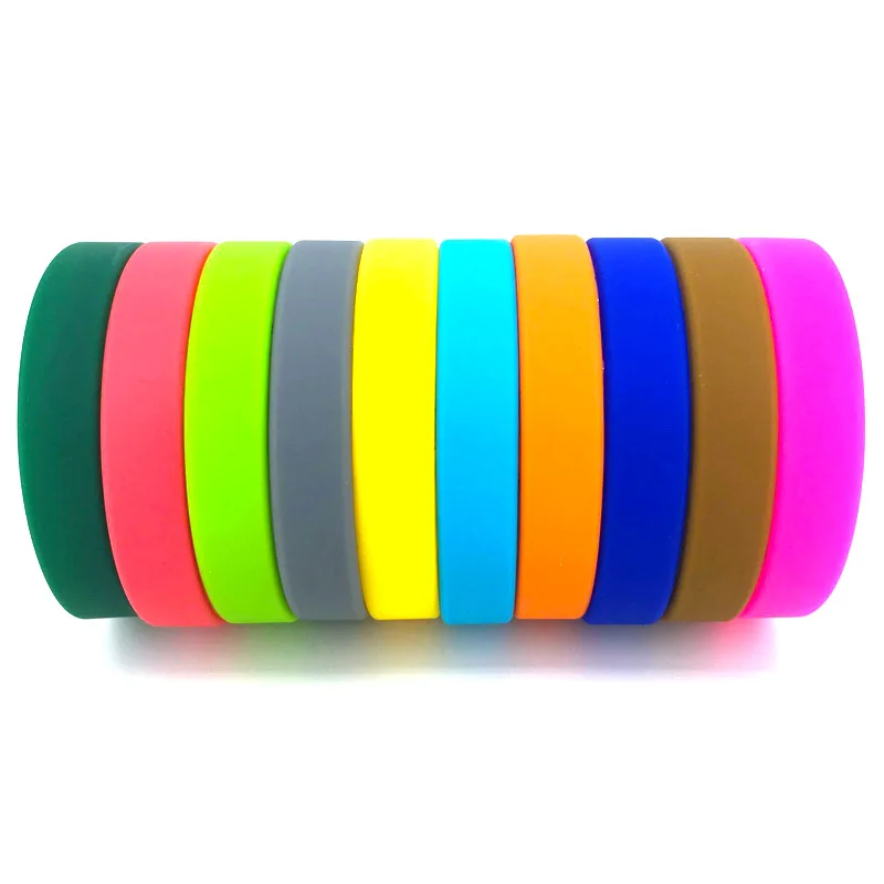 Fashion Colorful Silicone  Luminous Bracelet Men Women Adults Children Size Club Bar Gift Night Running   Birthday  Halloween