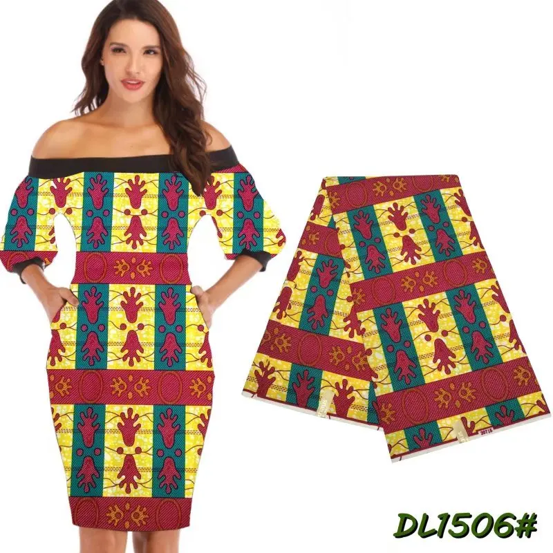 2021 Latest Arrivals Ankara Real Wax African Fabric Guarantee Pure Polyester Print Veritable