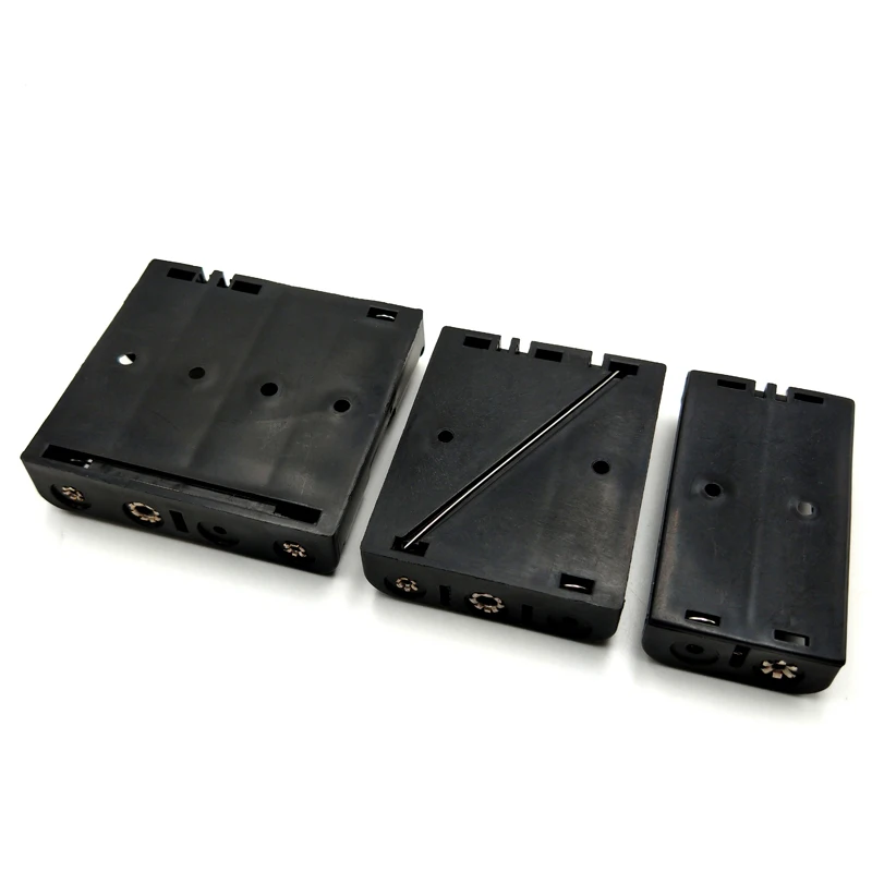 30pcs/lot MasterFire Plastic AA Battery Holder Cover Shell for 2x 3x 4x 1.5V AA Batteries Storage Box Case With 9V Connector