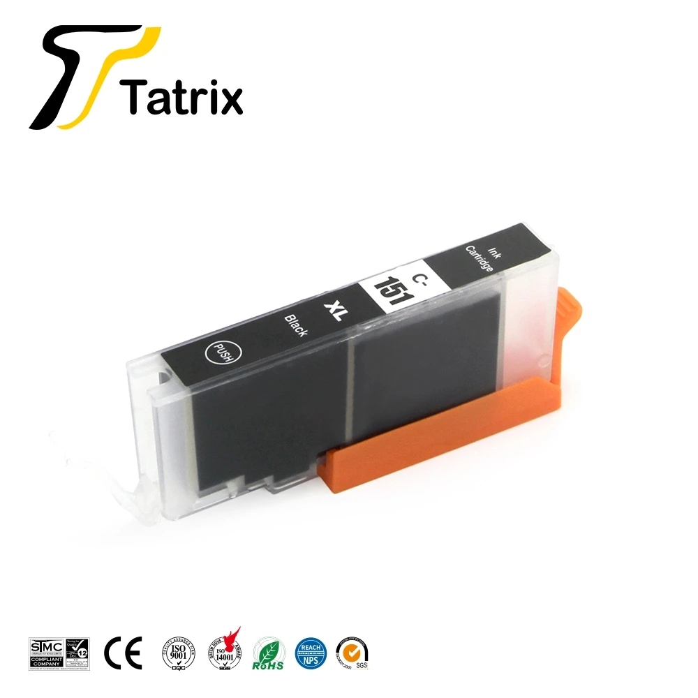 Tatrix For Canon PGI 150XL CLI 151XL PGI150 CLI151 Compatible Ink Cartridge PIXMA MG6310/PIXMA MG7110/MG7510/Ip8710 Printer view 5