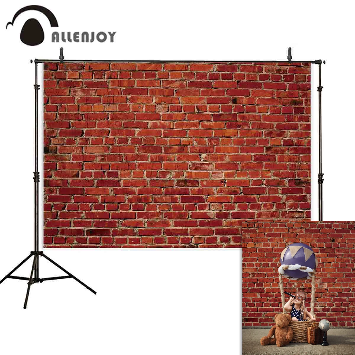 

Фотофон Allenjoy фон красная кирпичная стена деревенская винтажная архитектура фон для фотосъемки