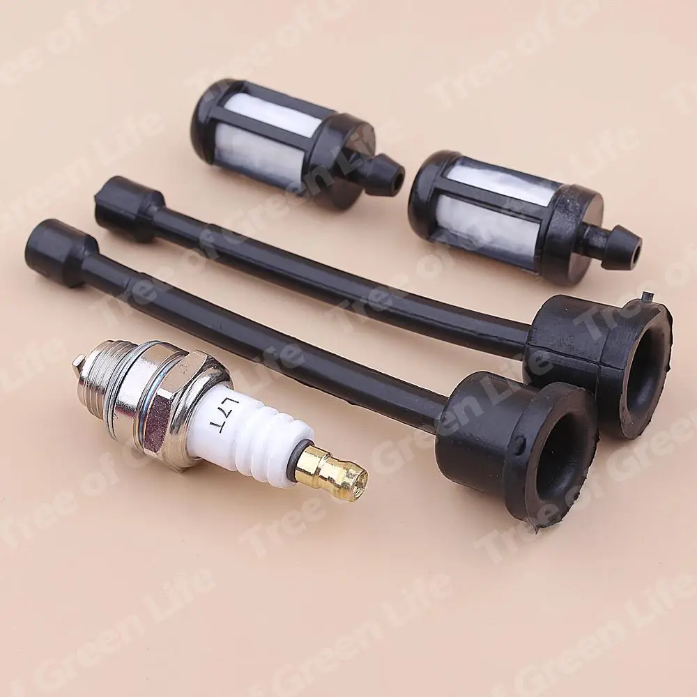 Filtro de combustível Linha Mangueira Spark Plug Kit Para Stihl 08 S10 TS350 TS360 050 051 070 075 076 090 Motosserra