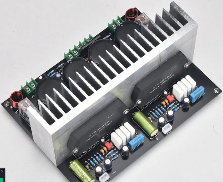 New STK4046V 120WX2@8Ω HIFI finished amplifier board with heatsink