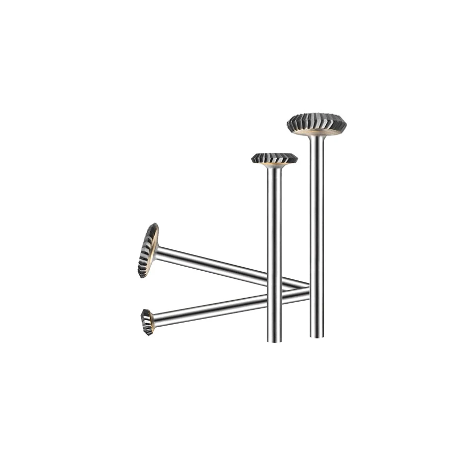 Imagem -02 - Tungsten Aço Fresa Carboneto Y-tipo Arquivo Giratório Metal Arc Disc Moagem Cabeça Liga de Entalho Faca Y0602m03 Y1202m03 mm