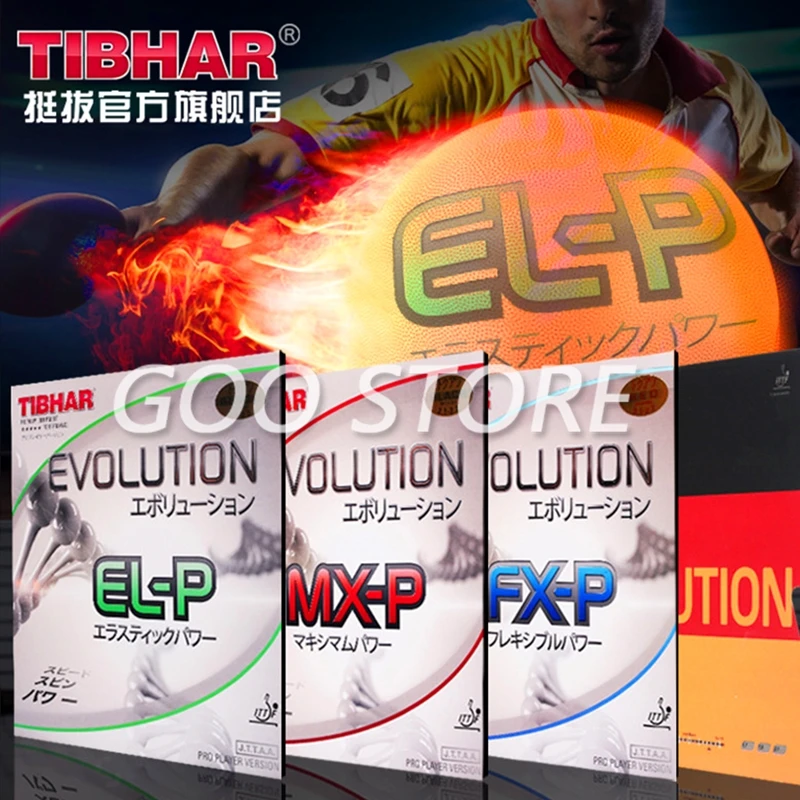 TIBHAR EVOLUTION MX-P EL-P FX-P Noppen auf Schwamm Tischtennisbelag Ping Pong Tenis De Mesa – Detail 1