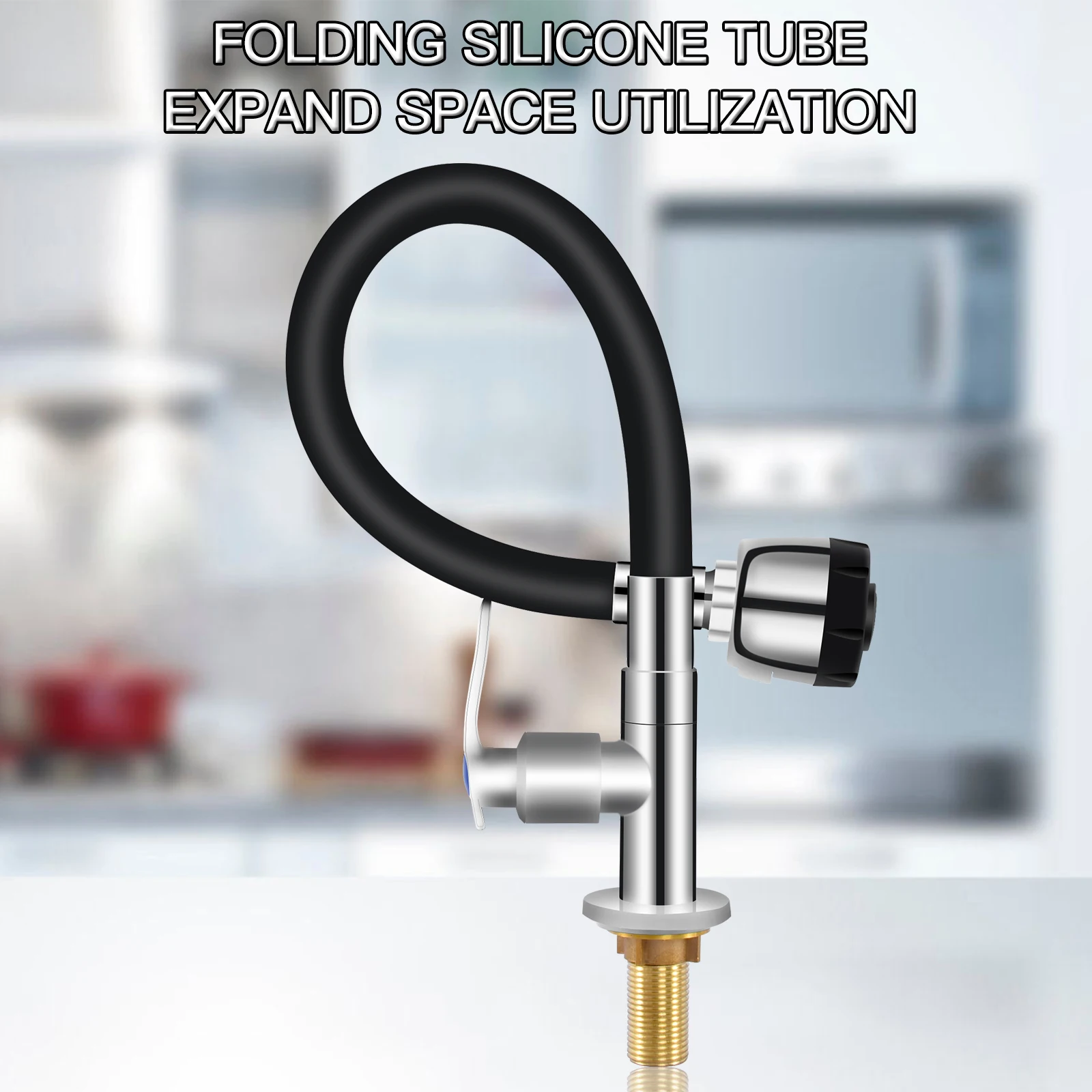 Rubinetto da cucina regolabile rubinetto da cucina girevole a 360 gradi rubinetti per lavabo accessori da cucina rubinetti per doccia