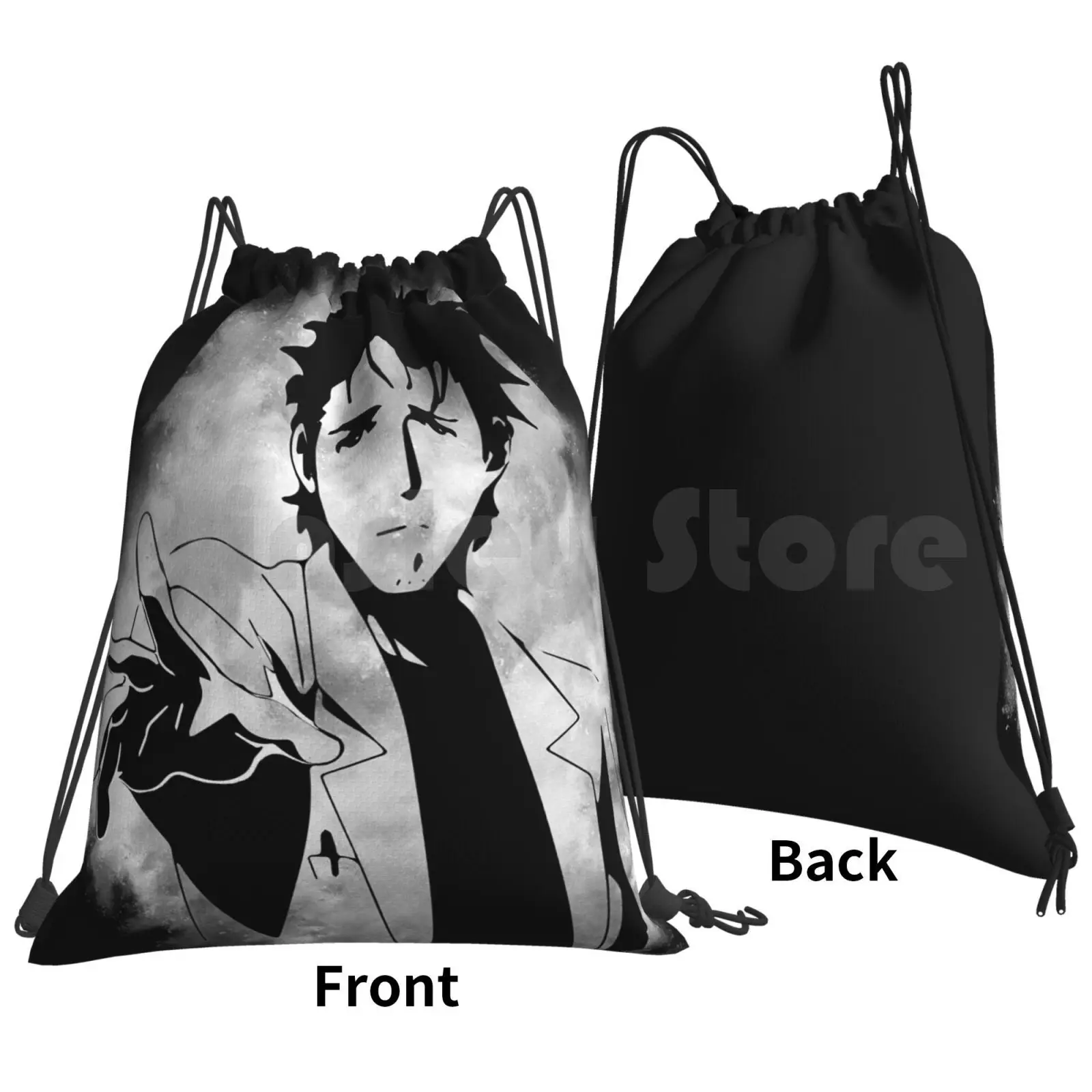 Okabe ransel tas tali Kolor, tas Gym tahan air Okabe Rintarou Okabe Manga rasarou Manga dan Anime