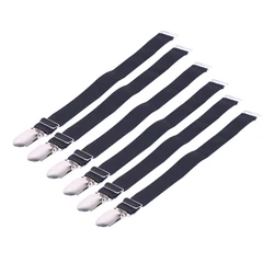 Suspender Clips For Stockings Replacemnt Corset Holder Elastic Garter Belt Straps Y/I Style Unisex Shirt Holder Socks Fastener