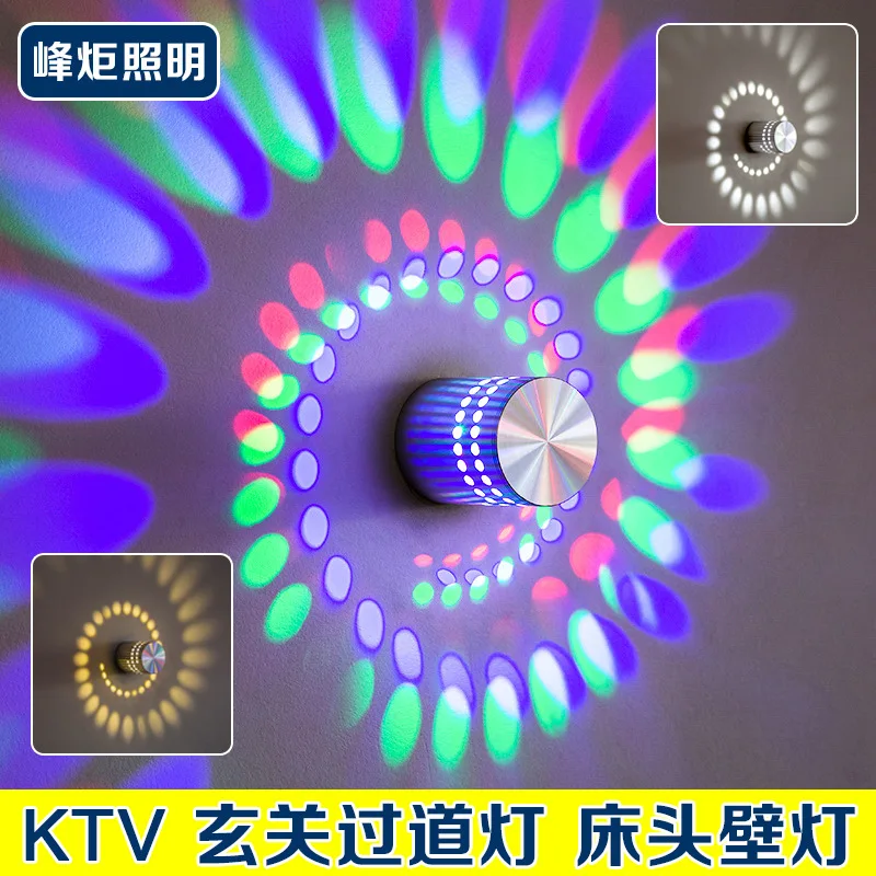 

Creative LED wall lamp screw light KTV bar corridor corridor lamp hotel special aluminum shell