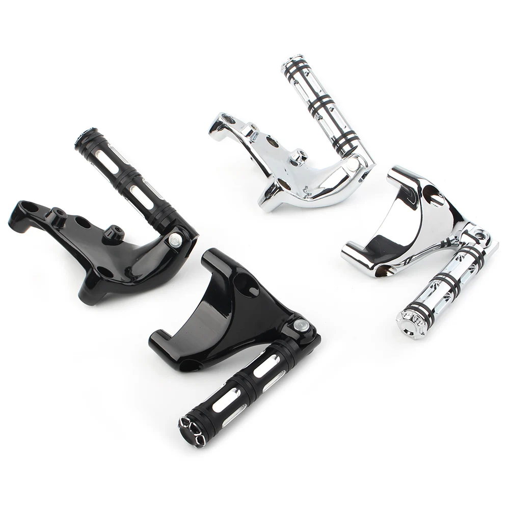 2X Motorcycle Rear Passenger Footrest Peg Mount For Harley SuperLow XL883L XL 883 1200 2014 2015 2016 2017 2018 2019 2020 2021