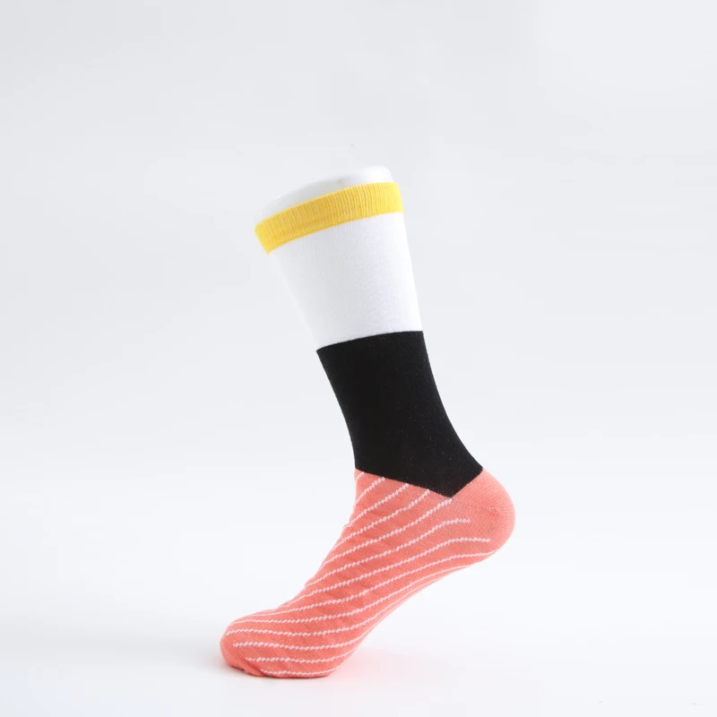 2Boxs DaiShana Women Socks Personalized Design Sushi Christmas Set Gift Box Socks Happy Harajuku Skate Cotton Sokken Happy Gift