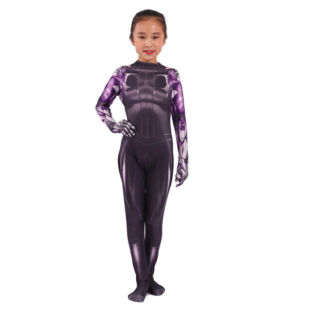 2020 Alita Battle Angel costumi Cosplay stampato in 3D Alita Costume Party Costume di Halloween per bambini ragazze carnevale Fancy Dress Up