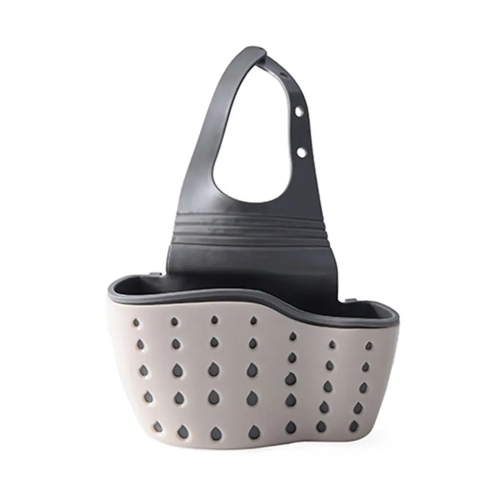 Sink Shelf Soap Sponge Rack Kitchen Drain Holder Sink Holder Kitchen Portable Hanging Bag Basket household kitchen Storage Racks