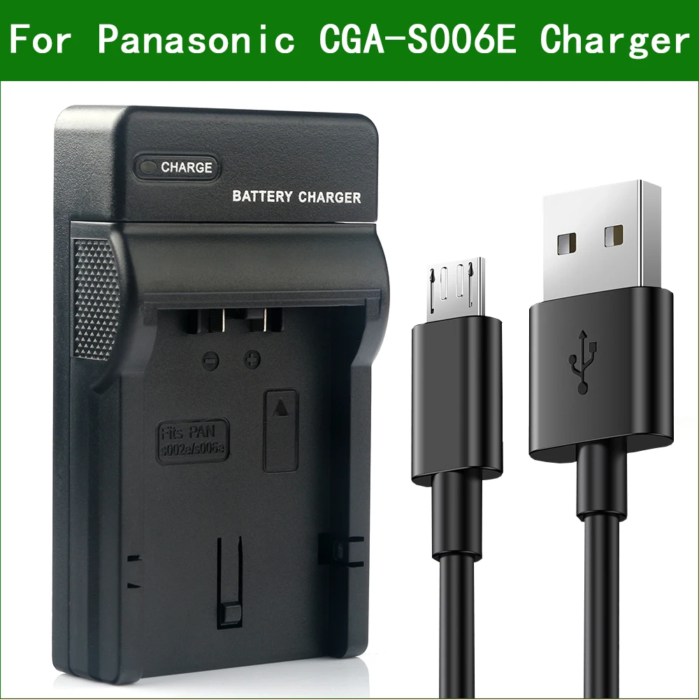 CGA-S006 CGA S006 DMW-BMA7 Baterai Charger UNTUK Panasonic Lumix CGR-S006 DMC FZ35 FZ30 FZ38 FZ7 FZ8 FZ50 FZ18 FZ28 BP-DC5 V-LUX1