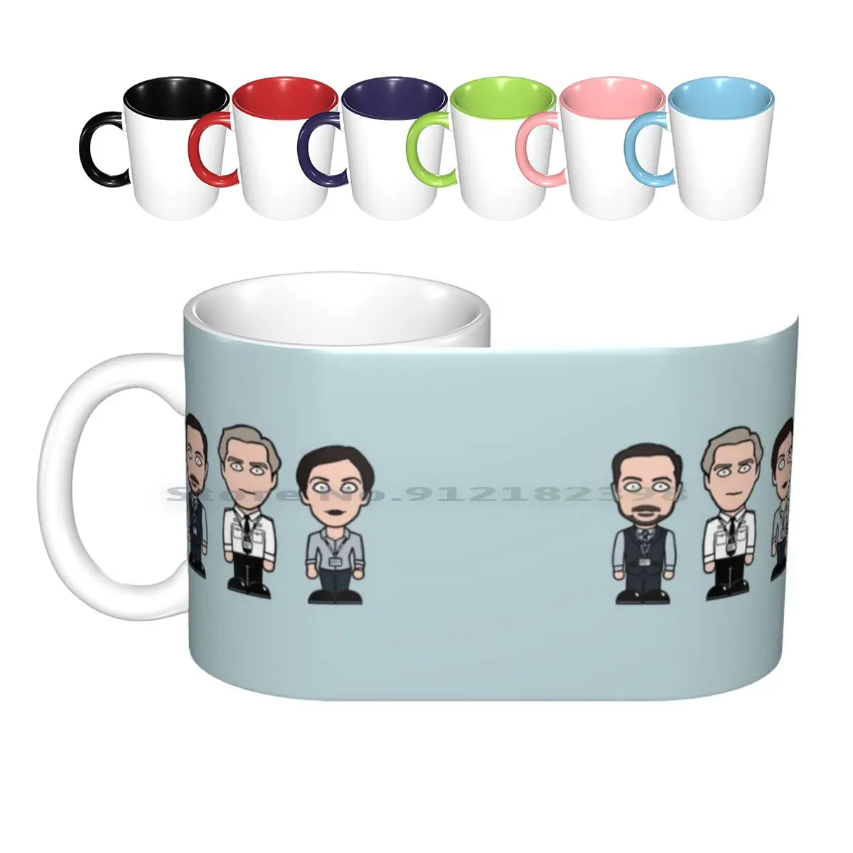 Line Of Duty : Team-12 Ceramic Mugs Coffee Cups Milk Tea Mug Line Of Duty Kate Fleming Steve Arnott Ted Hastings Adrian Vicky