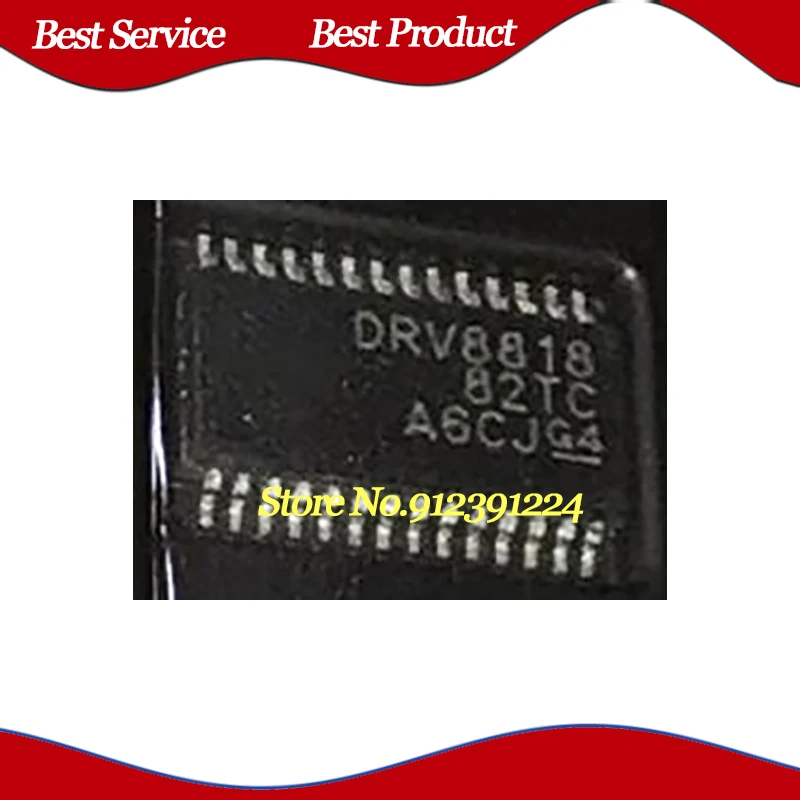 Lote de 5 unidades, DRV8818PWPR, DRV8818 HTSSOP28, nuevo y Original, en Stock