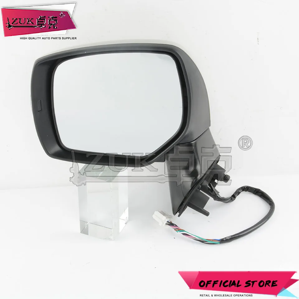 ZUK For Subaru Forester 2013 2014 2015 2016 2017 Outside Door Rearview Mirror Assy 9-PINS With Lamp Heated Electric Folding