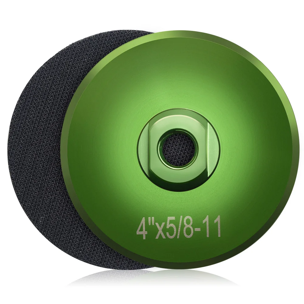 Dia 105mm Colorful Aluminum Backer pads With M14 Or 5/8"-11 Thread For Diamond Polishing Pads Aluminum based backer holder