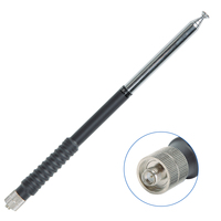 ABBREE SMA-Female VHF 136-174MHz Telescopic Antenna For WouXun Kenwood BAOFENG UV-5R BF-888S UV-S9 Walkie Talkie Two Way Radio