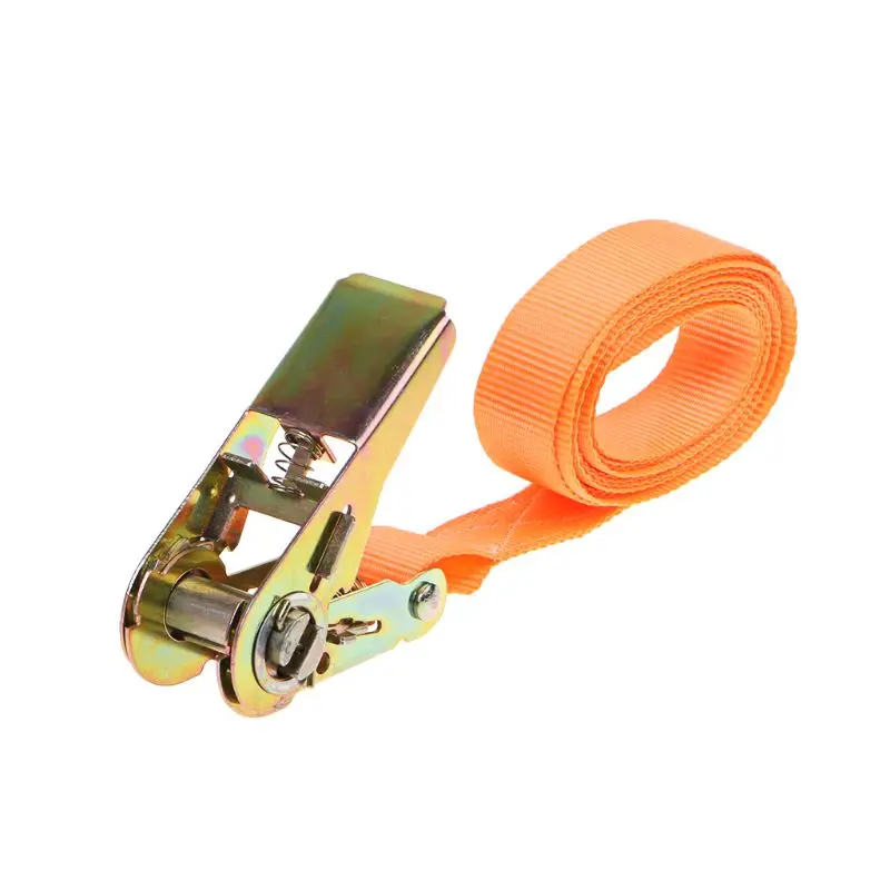 Porable Heavy Duty Tie Down Cargo Strap Luggage Lashing Strong Ratchet Strap Belt With Metal Buckle