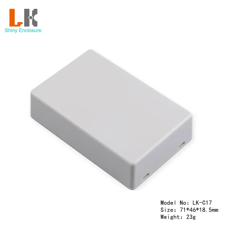 LK-C17 ABS Plastic Project Case Enclosure Electronic Housing Products Diy Electronics Case Instrument Box 71x46x18.5mm