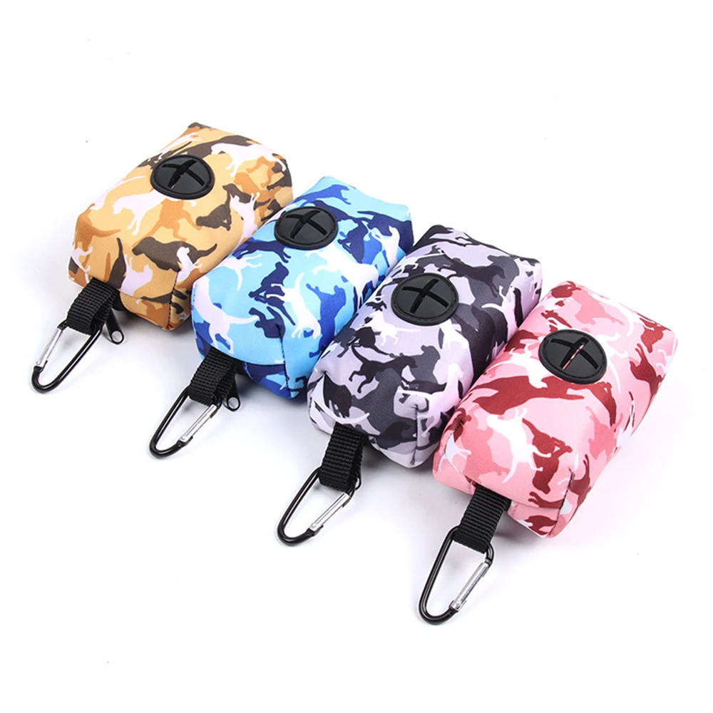 1PC S-XL Dog Collar Leash Harness Set with Poop Bag Dispenser Reflective Breathable Soft Air Mesh for Puppy Small Medium Dogs