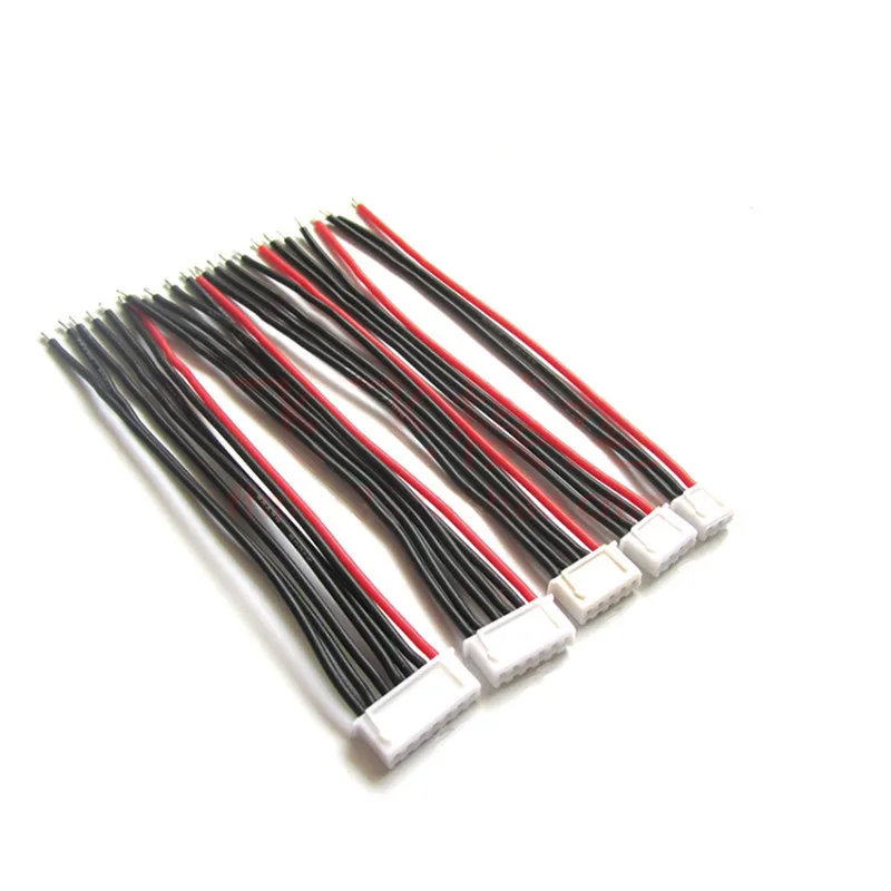 5PCS/Lot 10CM 2S 3S 4S 5S 6S 7S 8S Balance Charger Cable 22 AWG Silicon Wire JST XH Plug