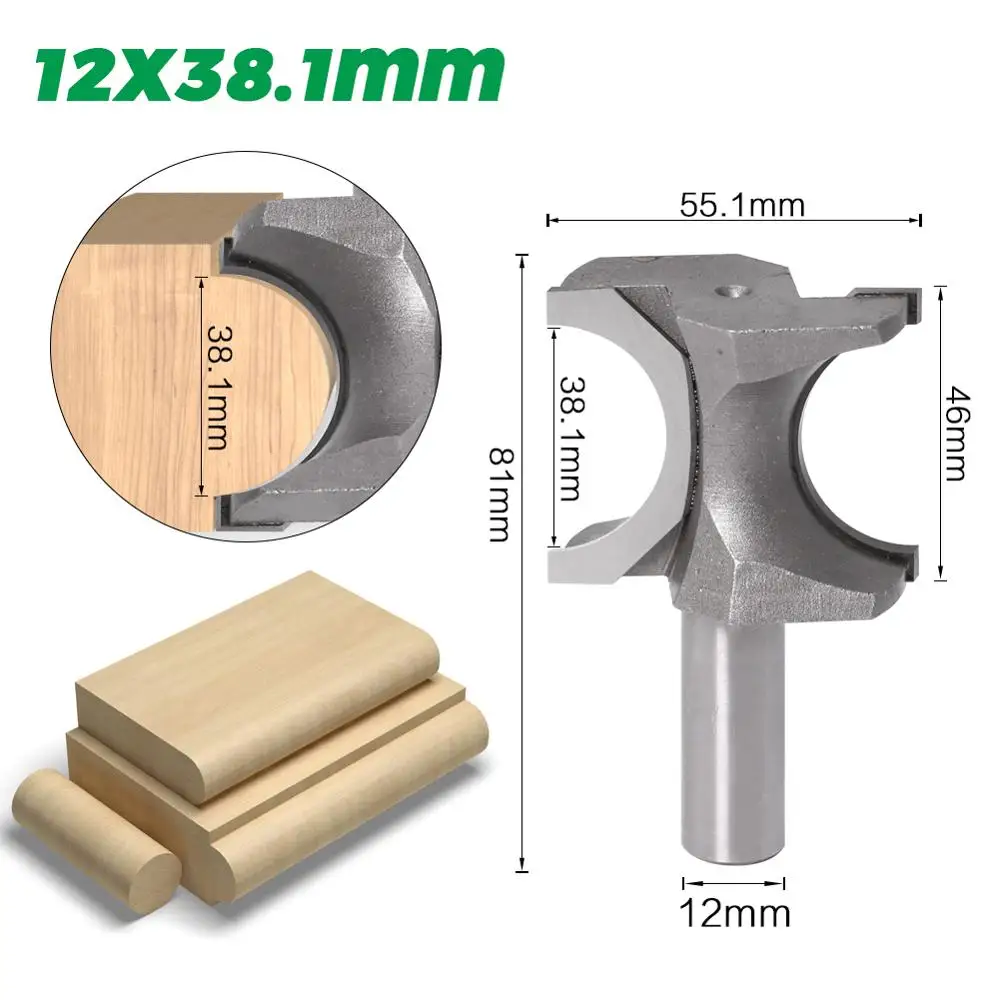Imagem -06 - Router Bit para Madeira 1pc mm Haste 12 mm