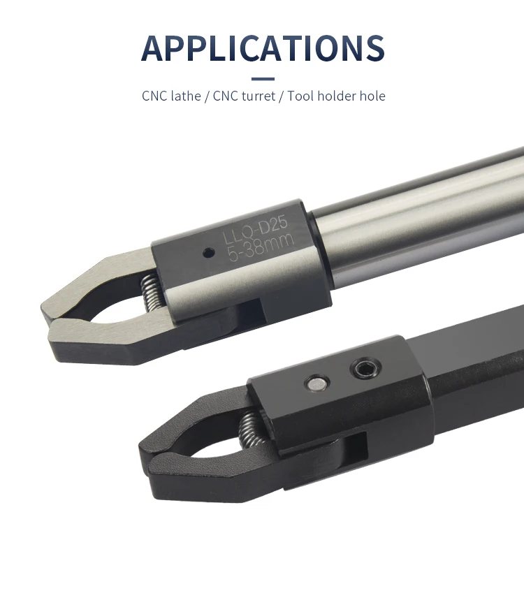 Automatic Puller LLQ-W16/20/25/32 LLQ-D20/25/32 Feeder CNC Two Claws Sqaure Round Bar Puller Clipper Back-Pull Extractor Lathes