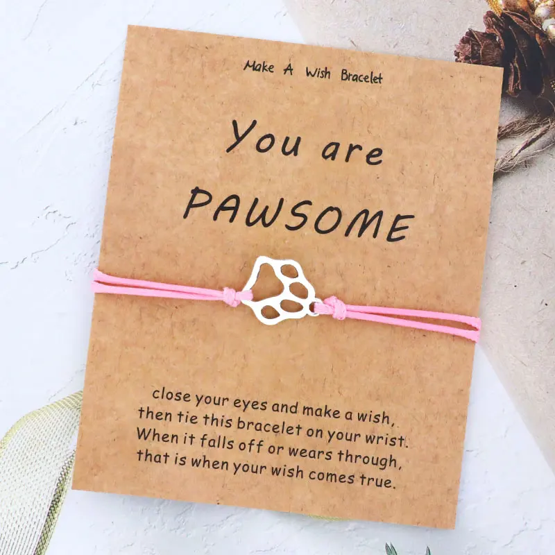 أنت باوسوم الكلب سوار باو طباعة سوار حلية الكلب مجوهرات الحيوان عاشق سوار للنساء الرجال أفضل صديق الكلب عاشق هدية #4