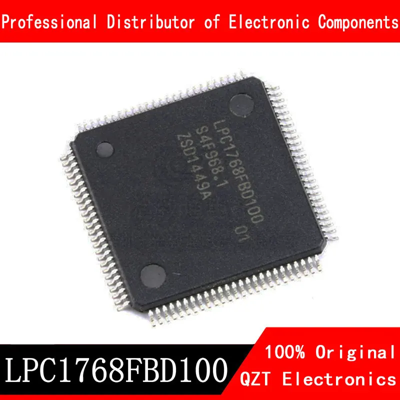 5 Stks/partij LPC1768FBD100 LPC1768 LQFP100 Microcontroller Mcu Nieuwe Originele Op Voorraad