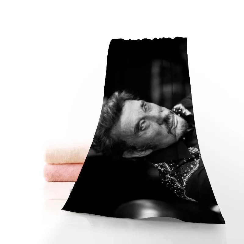 Johnny Hallyday Towels Microfiber Bath Towels Travel,Beach,Face Towel Custom Creative Towel Size 35X75cm And 70X140cm