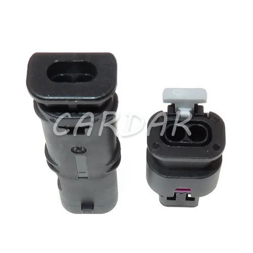 Imagen 2 del producto Conector de inyector de combustible para coche, conector automotriz con Sensor de colisión, 2 pines, 4F0, 973, 702, 1-1718643, 0-2112986-1, para VW y Audi, 1 Juego