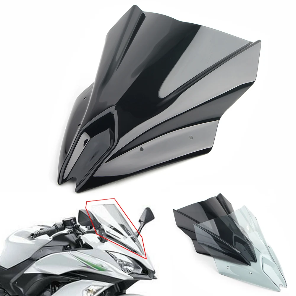 ABS Motorcycle Windscreen Screen Windshield Deflector Covers For Kawasaki Ninja 650 EX650 2017 2018 2019 Motorbike Parts